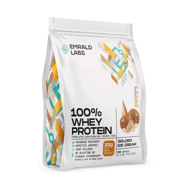 Emrald Labs-100% Whey Protein Golden Ice Cream 2.2KG