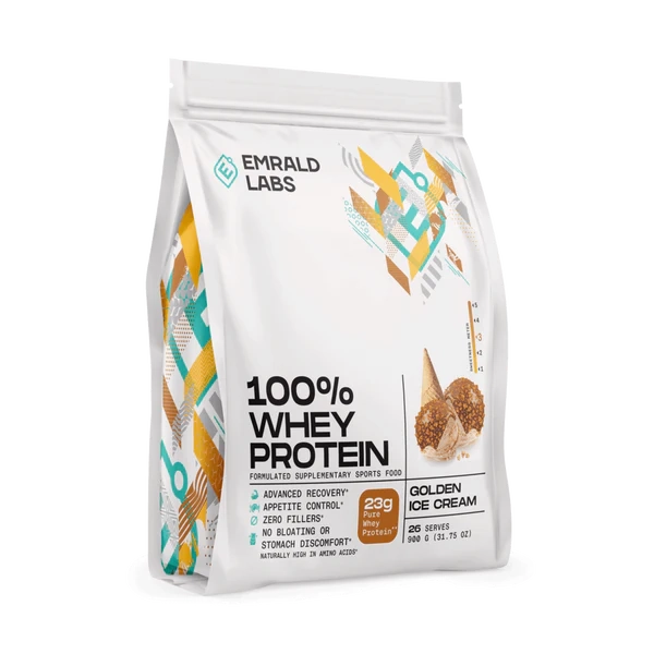 Emrald Labs-100% Whey Protein Golden Ice Cream 900G