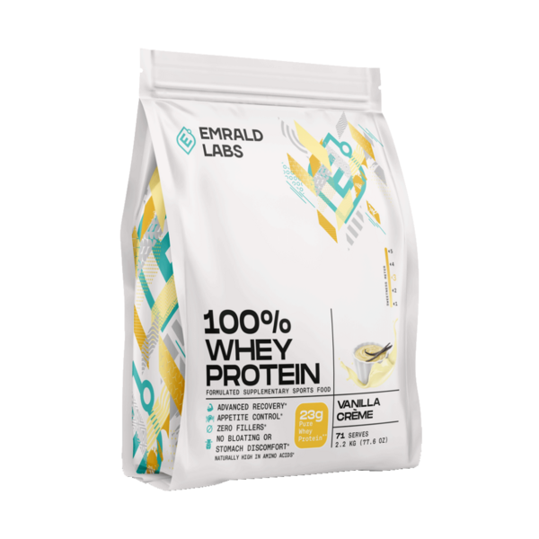 Emrald Labs-100% Whey Protein Vanilla Creme 2.2KG