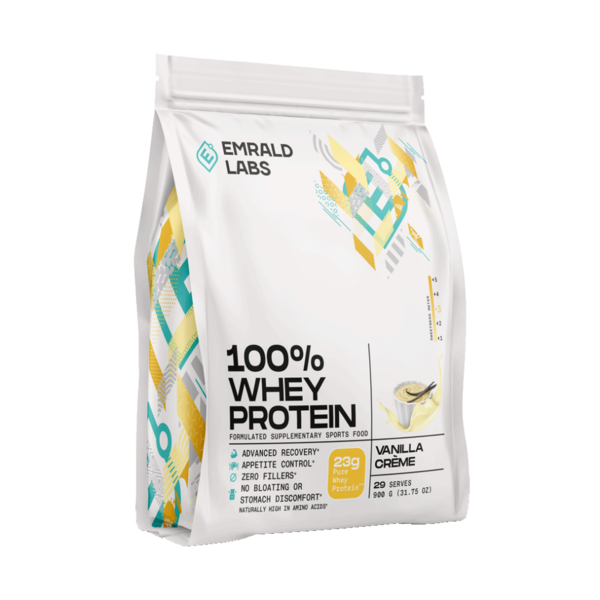 Emrald Labs-100% Whey Protein Vanilla Creme 900G
