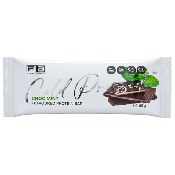 Fibre Boost-Cold Pressed Choc Mint Protein Bar 60G