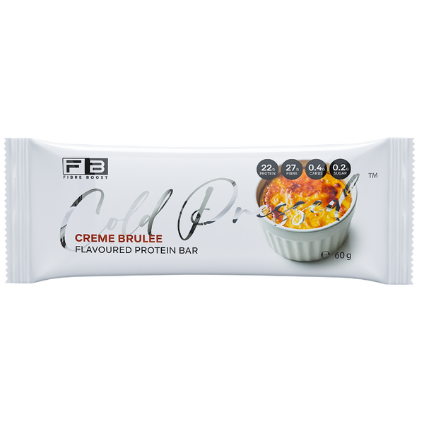 Fibre Boost-Cold Pressed Creme Brulee Protein Bar 60G