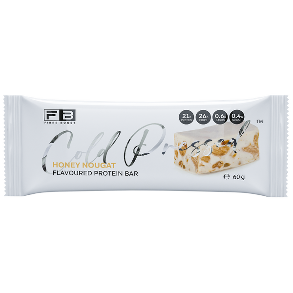 Fibre Boost-Cold Pressed Honey Nougat Protein Bar 60G