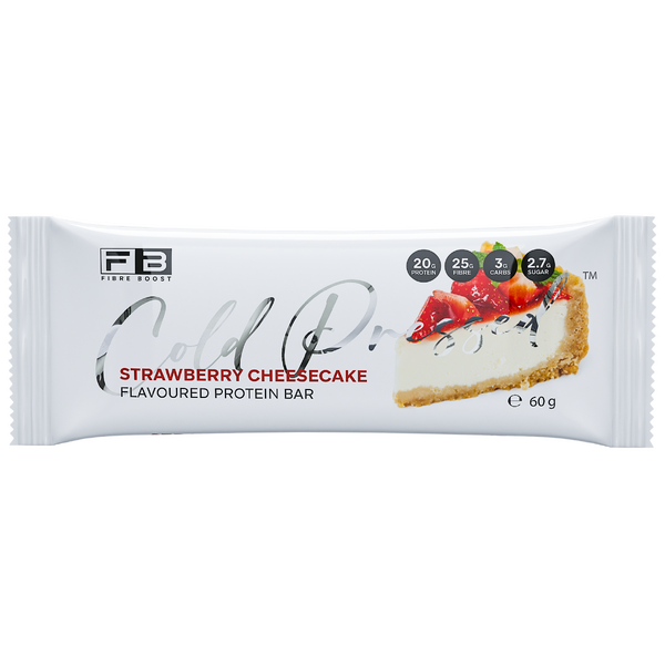 Fibre Boost-Cold Pressed Strawberry Cheesecake Protein Bar 60G