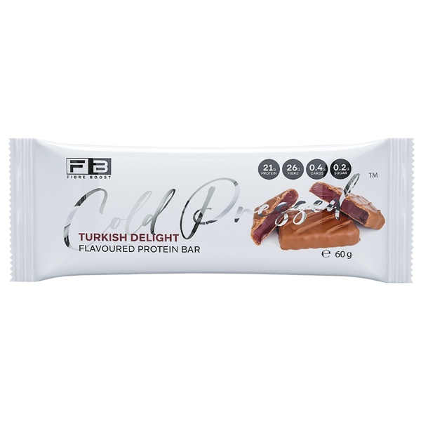 Fibre Boost-Cold Pressed Turkish Delight Protein Bar 60G