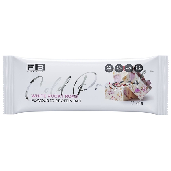 Fibre Boost-Cold Pressed White Rocky Road Protein Bar 60G