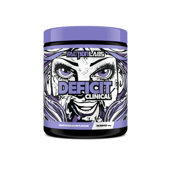 Faction Labs-Deficit Clinicals Grape Bubblegum 50 Serve