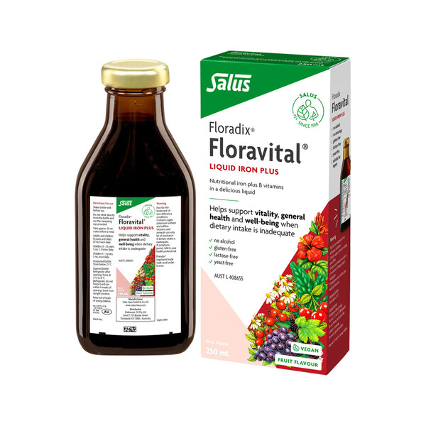 Floradix-Floravital Herbal Liquid Iron Extract 250ML