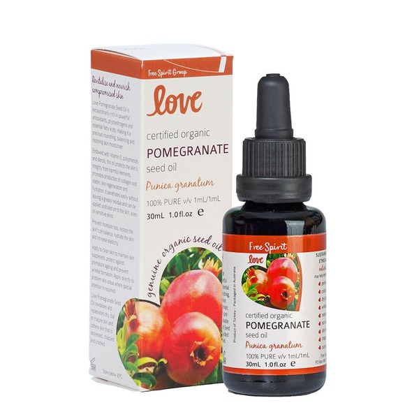 Free Spirit-LOVE Certified Organic Pomegranate Seed Oil 30ml