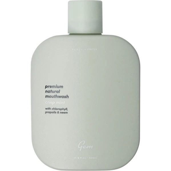 Gem-Mouthwash Premium Natural Crisp Mint 500ml