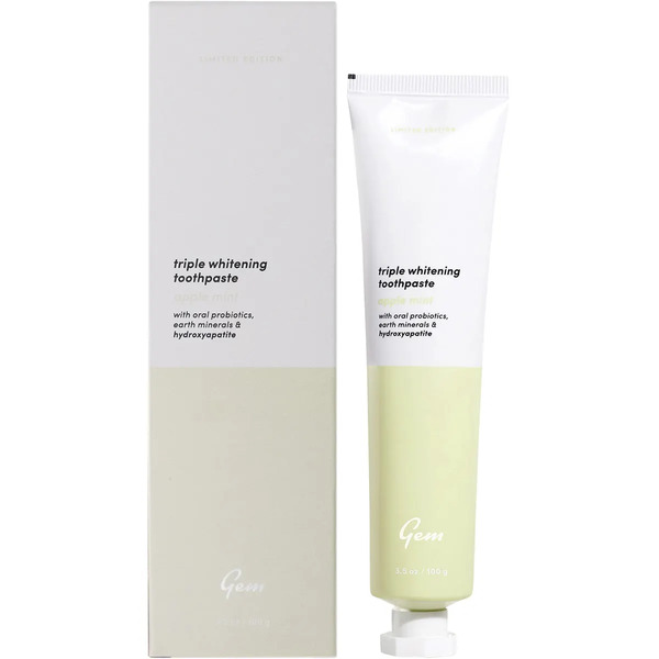 Gem-Toothpaste Triple Whitening Apple Mint 100g