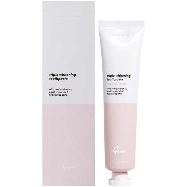 Gem-Toothpaste Triple Whitening Coconut Mint 100g
