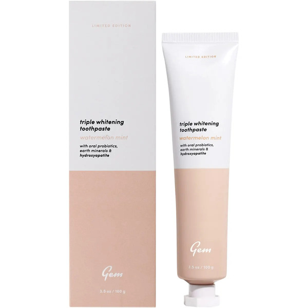Gem-Toothpaste Triple Whitening Watermelon Mint 100g