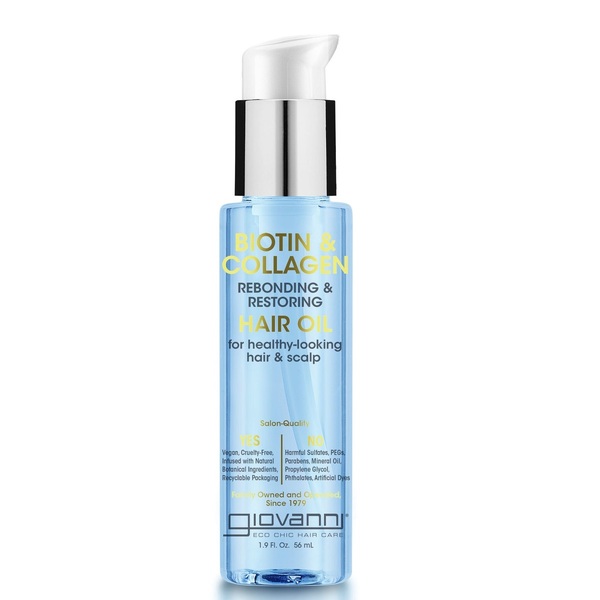 Giovanni-Biotin & Collagen Rebonding & Restoring Hair Oil 56ML
