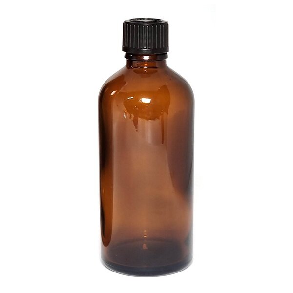 Gumleaf Essentials-Amber Bottle With Black Cap 100ML