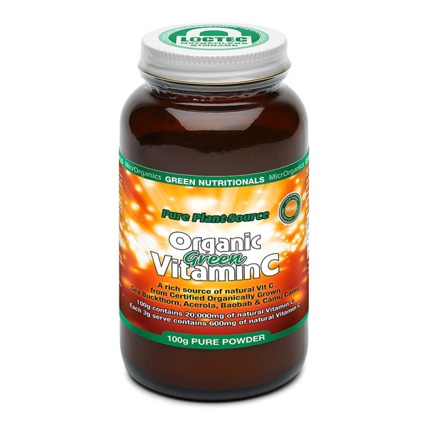 Greens Nutritionals-Pure Plant Source Organic Green Vitamin C 100G