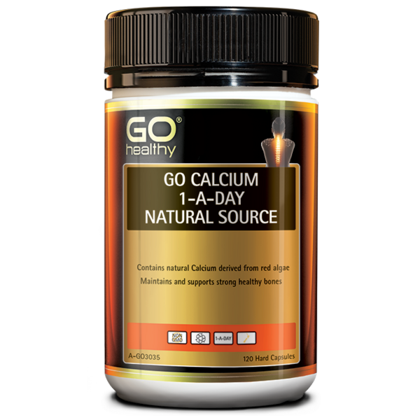 GO Healthy-Go Calcium 1-A-Day Natural Source 120VC