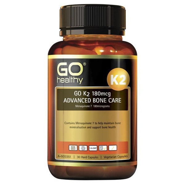GO Healthy-Go K2 180mcg Advanced Bone Care 30VC