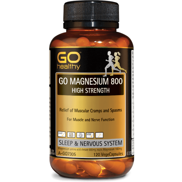GO Healthy-Go Magnesium 800 High Strength 120VC