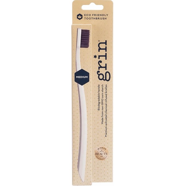 Grin-Biodegradable Toothbrush Medium Ivory