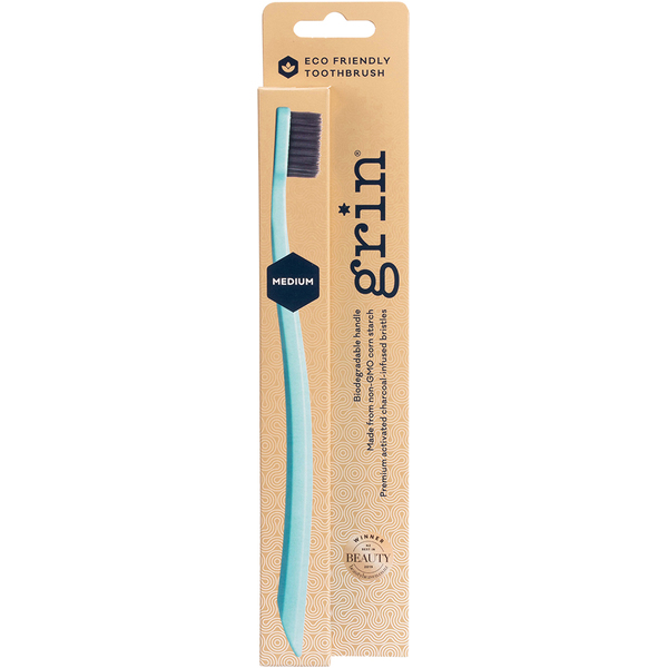 Grin-Biodegradable Toothbrush Medium Mint