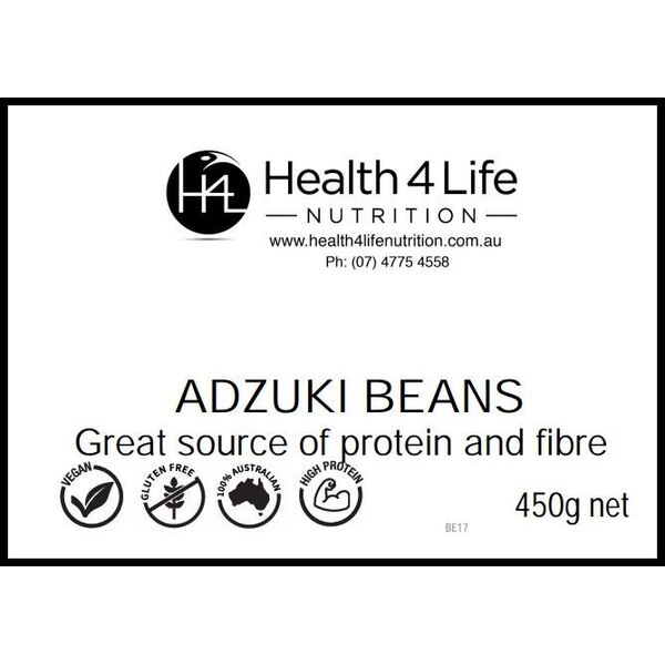 Health 4 Life Nutrition-Adzuki Beans 450G