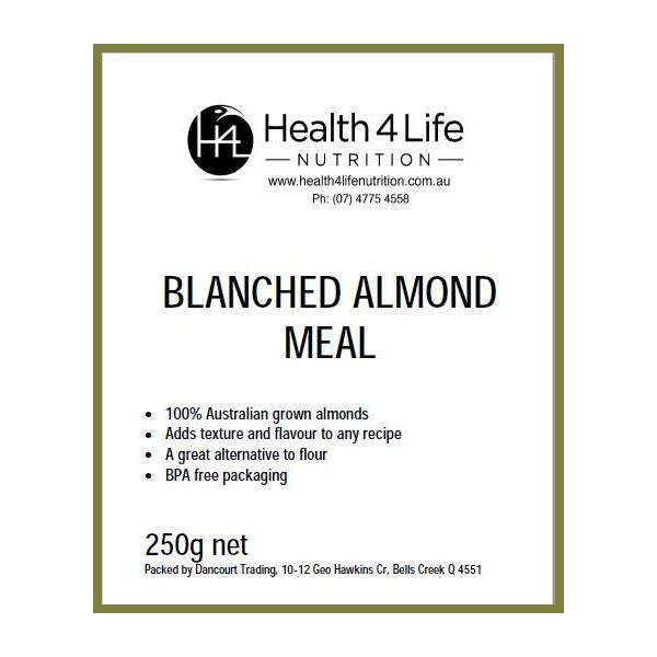 Health 4 Life Nutrition-Blanched Almond Meal 250G