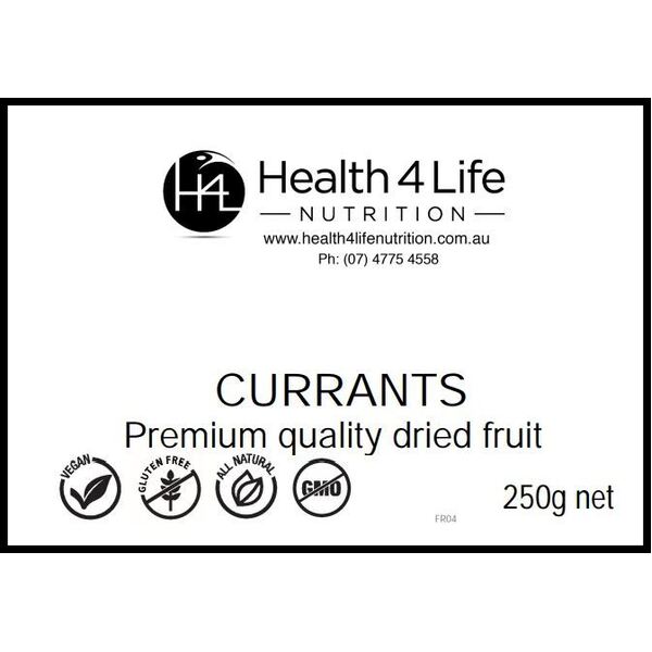 Health 4 Life Nutrition-Currants 250G