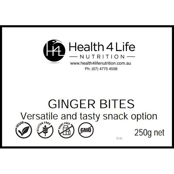 Health 4 Life Nutrition-Ginger Bites 250G