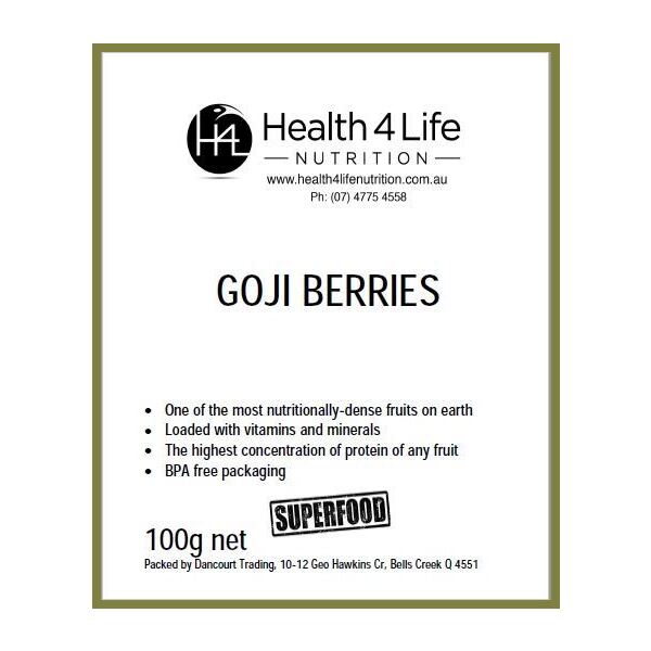 Health 4 Life Nutrition-Goji Berries 100G