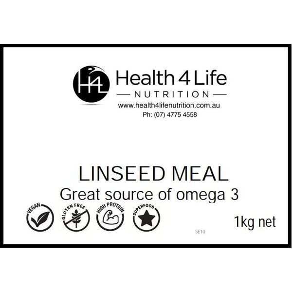Health 4 Life Nutrition-Linseed (Flaxseed) Meal 1KG