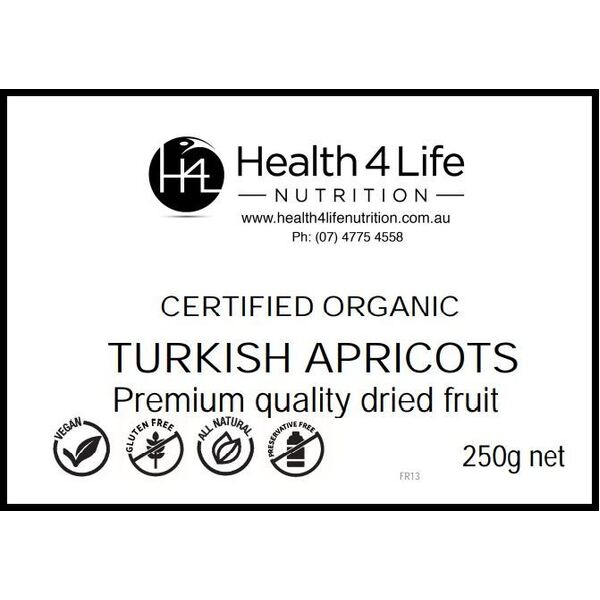 Health 4 Life Nutrition-Organic Apricot 250G