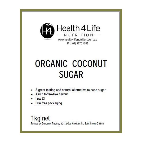 Health 4 Life Nutrition-Organic Coconut Sugar 1KG