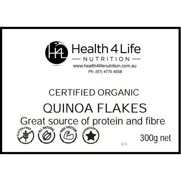 Health 4 Life Nutrition-Organic Quinoa Flakes 300G