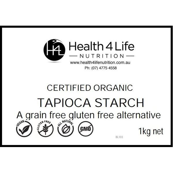 Health 4 Life Nutrition-Organic Tapioca Starch 1KG