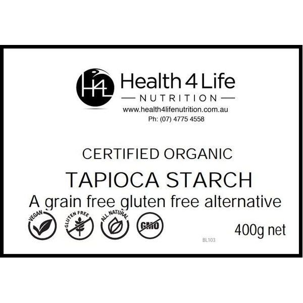 Health 4 Life Nutrition-Organic Tapioca Starch 400G