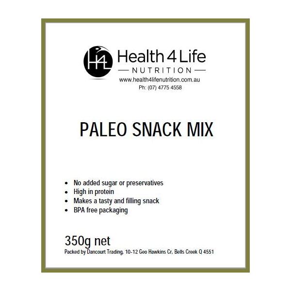 Health 4 Life Nutrition-Paleo Snack Mix 350G