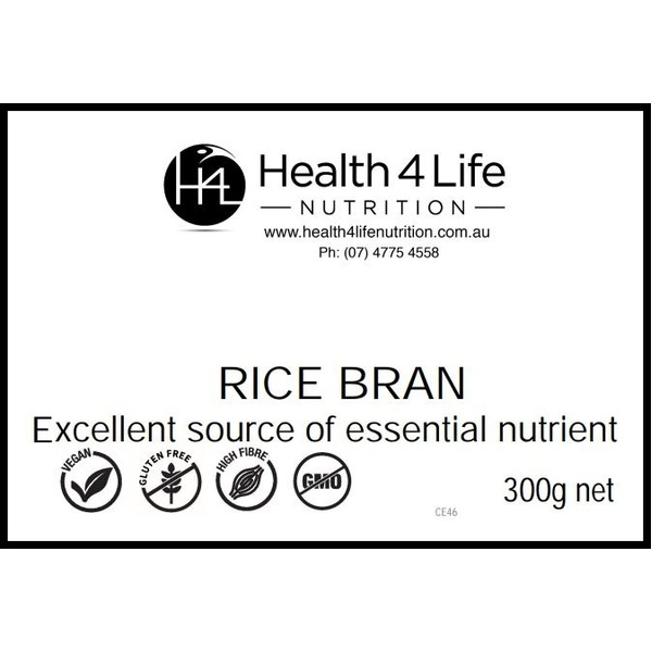 Health 4 Life Nutrition-Rice Bran 300G