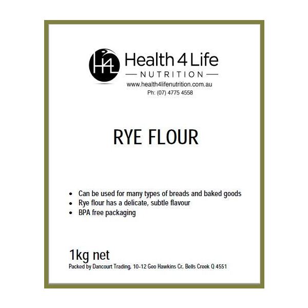 Health 4 Life Nutrition-Rye Flour 1KG