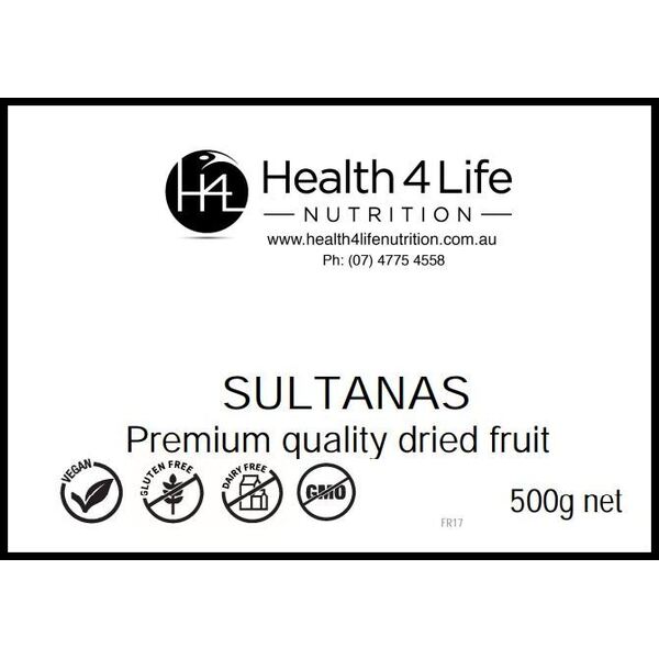 Health 4 Life Nutrition-Sultanas 500G
