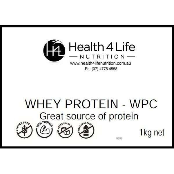 Health 4 Life Nutrition-Whey Protein Concentrate 1KG