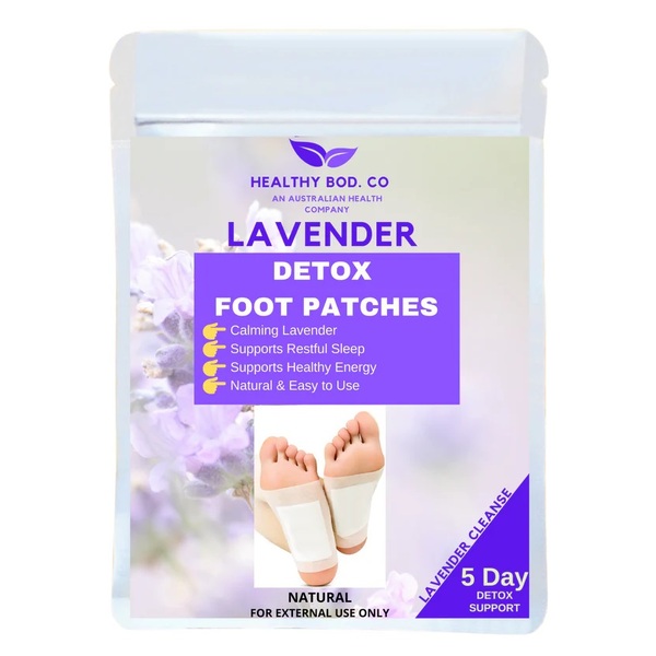 HEALTHY BOD. CO-Lavender Detox Foot Patches