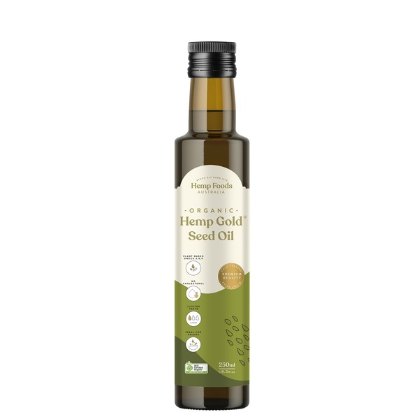 Hemp Foods Australia-Organic Hemp Oil 250ML