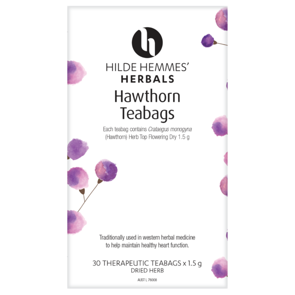 Hilde Hemmes’ Herbals-Hawthorn 30 Teabags