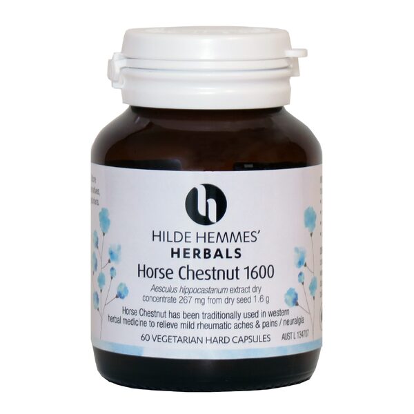 Hilde Hemmes’ Herbals-Horsechestnut 1600MG 60C