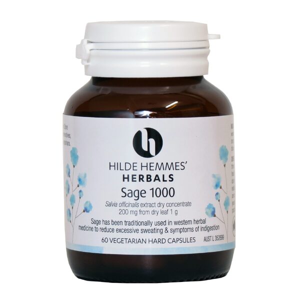 Hilde Hemmes’ Herbals-Sage 1000MG 60C