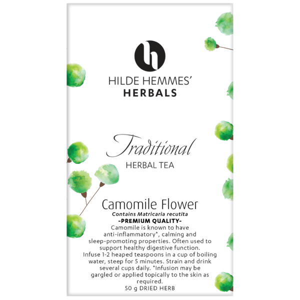 Hilde Hemmes’ Herbals-Camomile Flower Herb Herbal Tea 50G