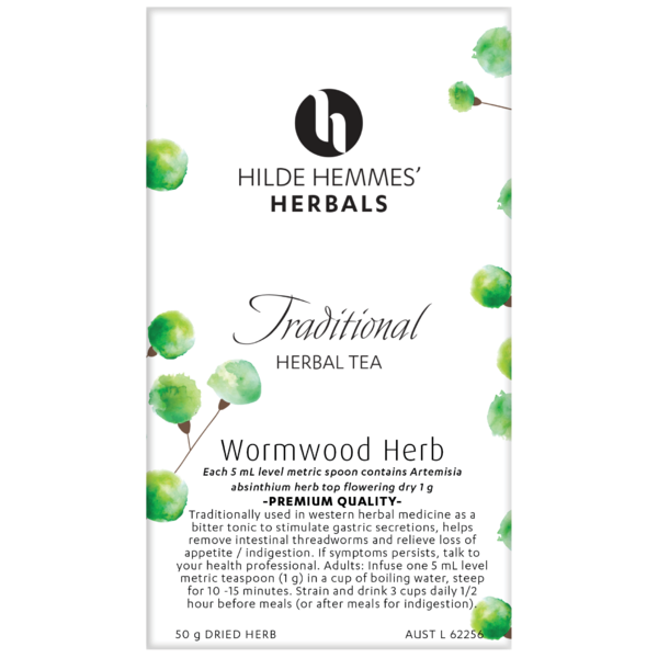 Hilde Hemmes’ Herbals-Wormwood Herb Herbal Tea 50G