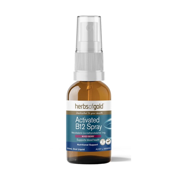 Herbs of Gold-Activated B12 Spray 50ML