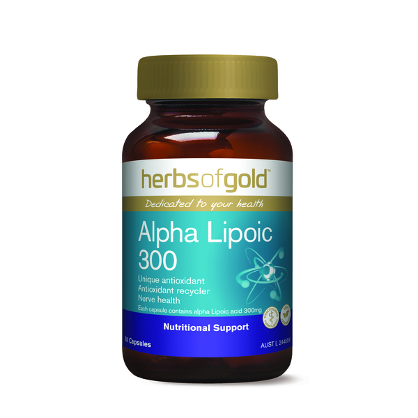 Herbs of Gold-Alpha-Lipoic 300 60VC